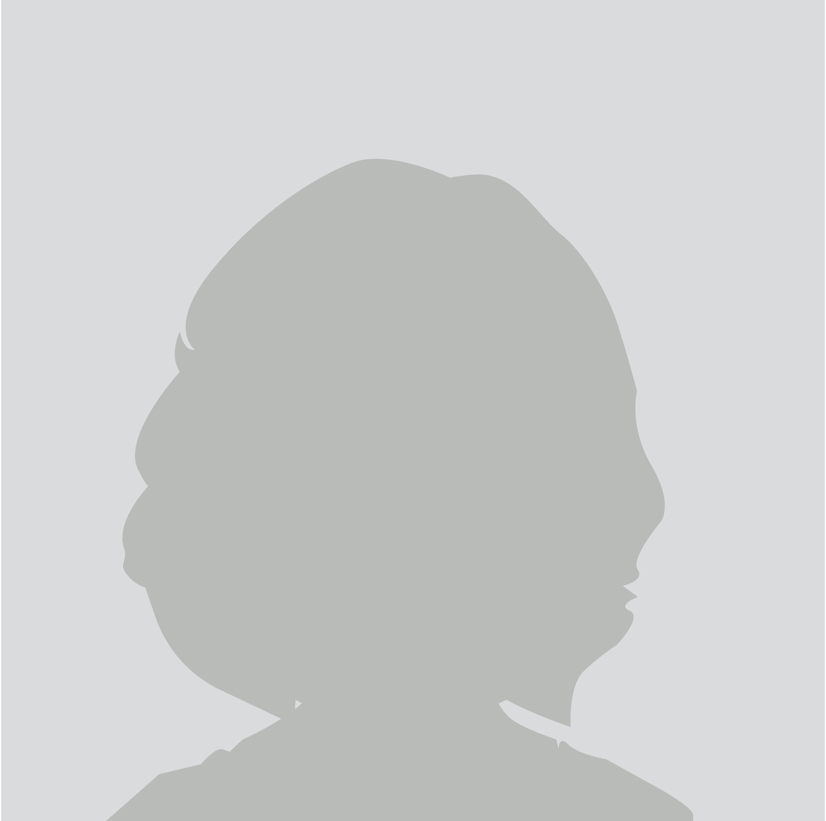 Default avatar profile icon. Gray placeholder. Man and woman